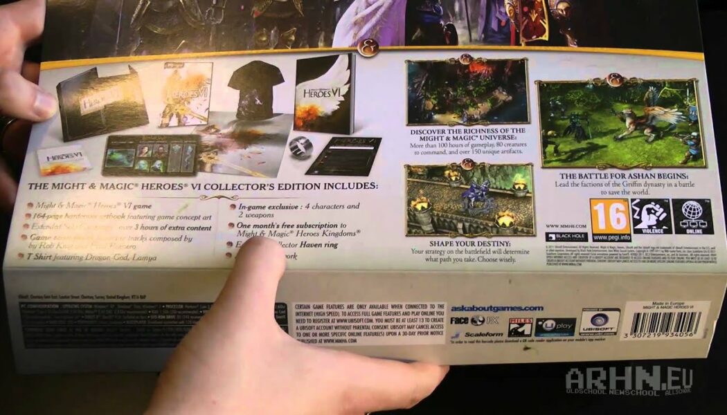 Might and Magic: Heroes VI Collector’s Edition Unboxing