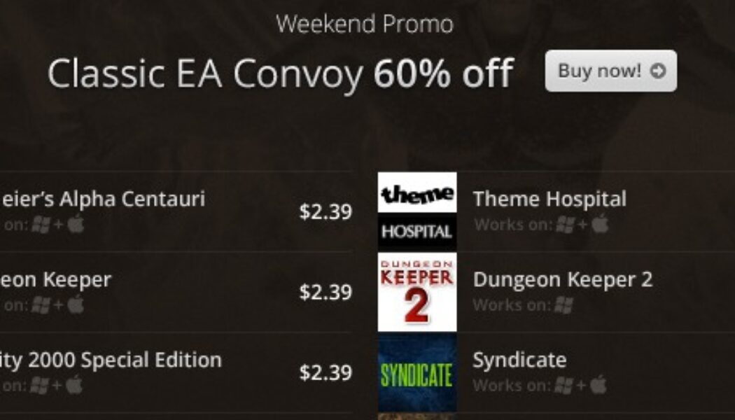 Wyprzedaż GOG - EA