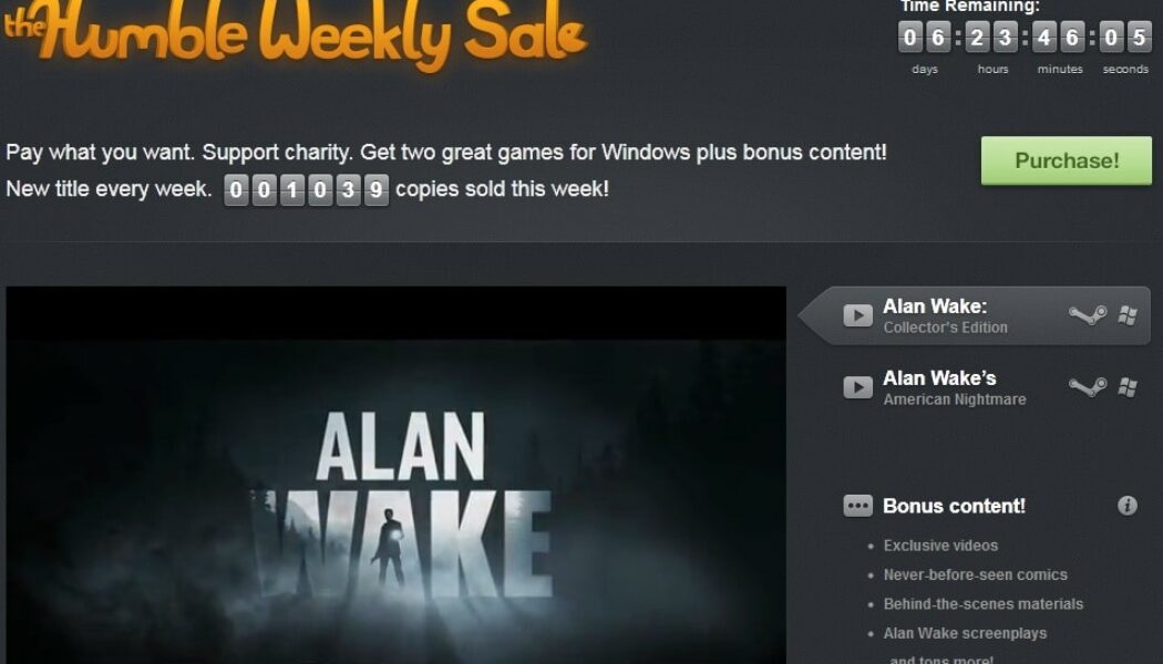 Alan Wake w tygodniowej wyprzedaży!