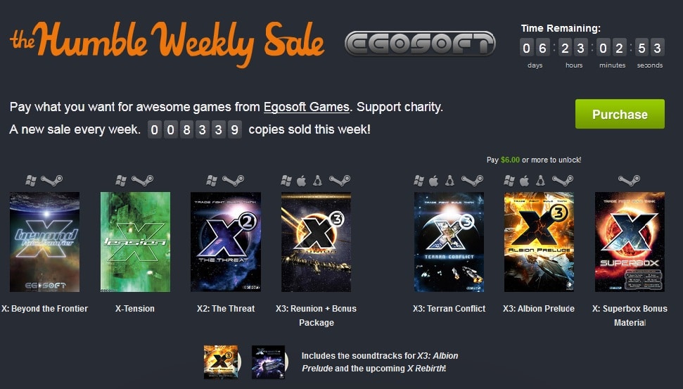 weekly sale egosoft