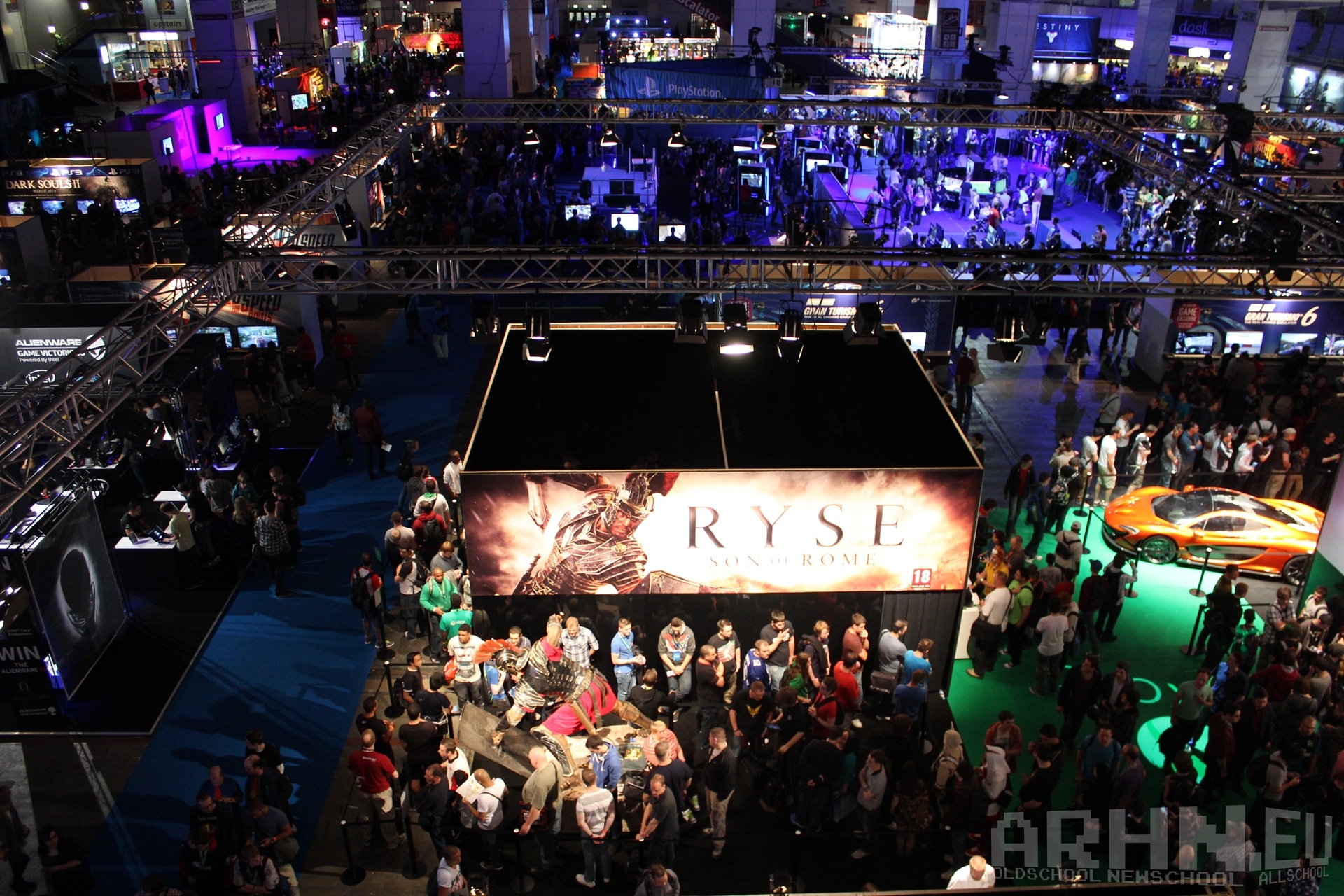 Widok na targi Eurogamer Expo