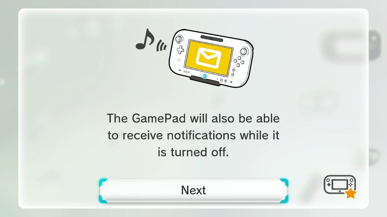 Wii U Notifications