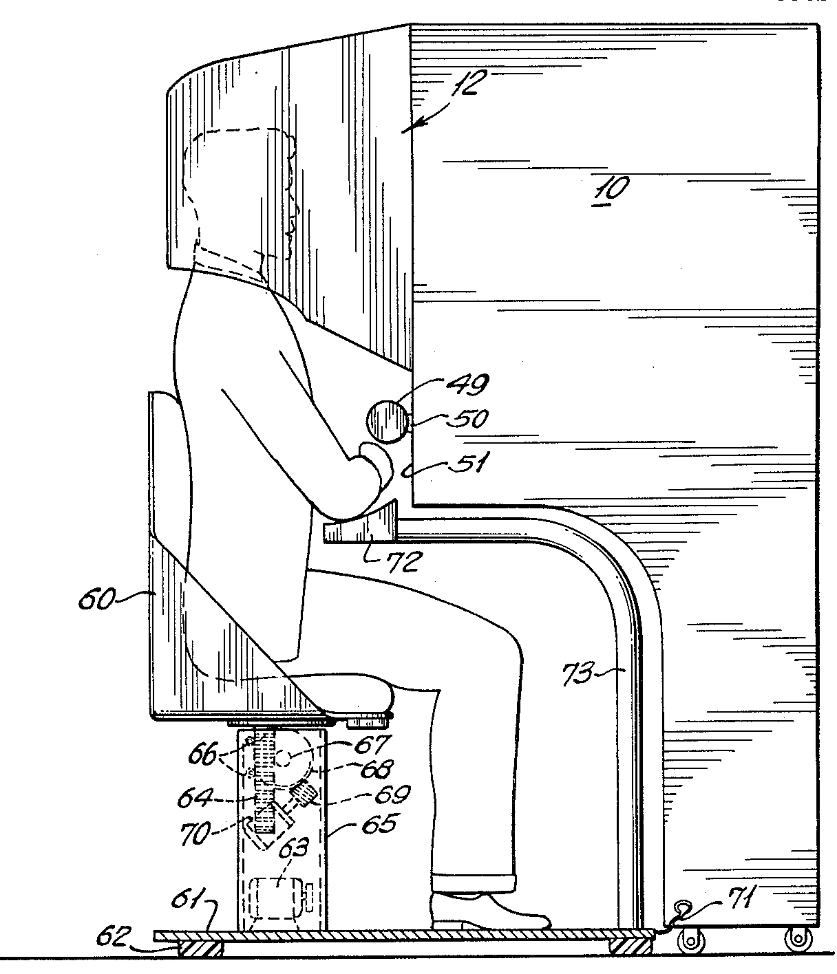 Sensorama - rysunek patentowy