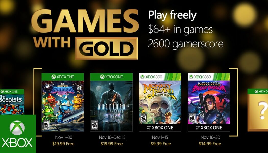 Oferta Games with Gold w listopadzie