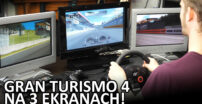 Gran Turismo 4 (PS2) na trzech telewizorach!