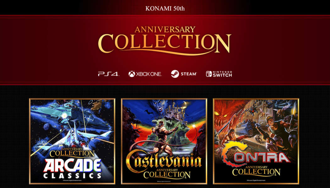 Kolekcje Castlevanii, Contry i arkadówek Konami na 50-lecie