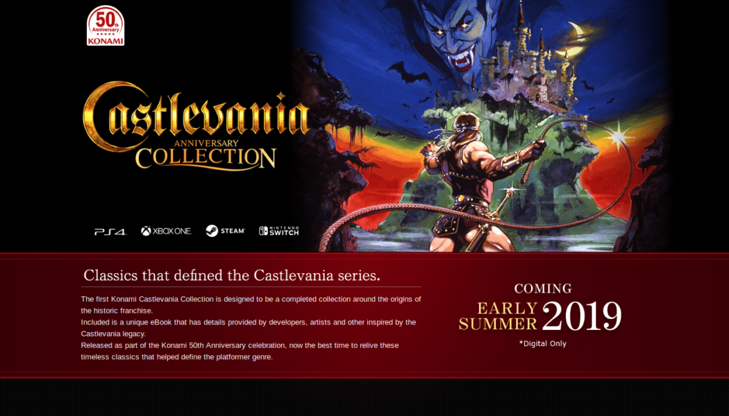 Castlevania Anniversary Collection z pełną listą tytułów i datą premiery