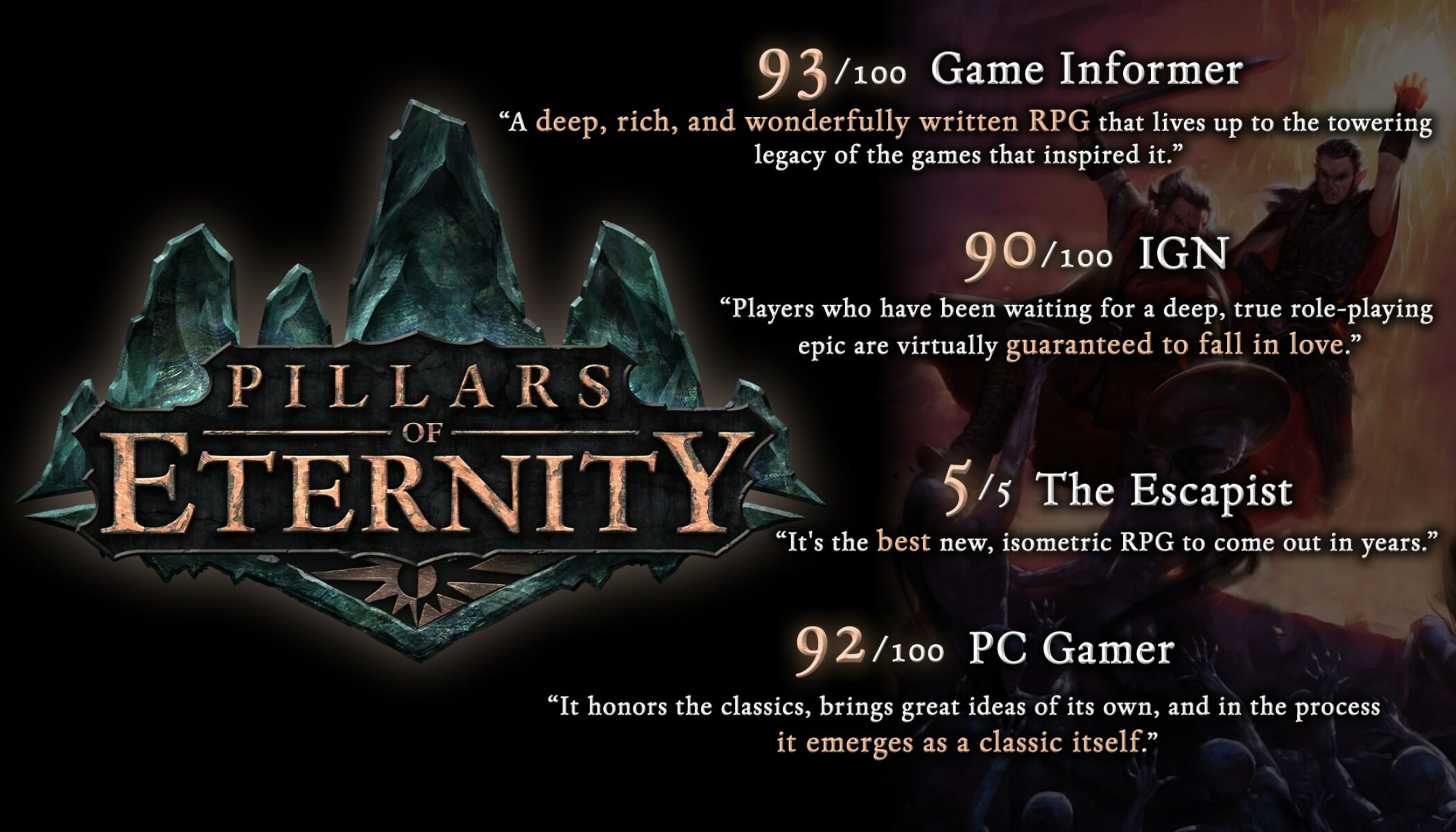 Pillars of eternity какую фракцию выбрать