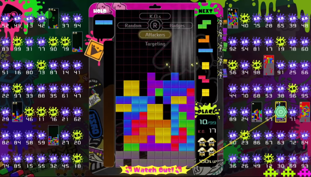 Tetris 99 x Splatoon Grand Prix