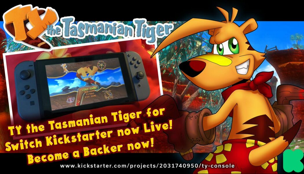 Ty The Tasmanian Tiger na Switcha sfinansowany!