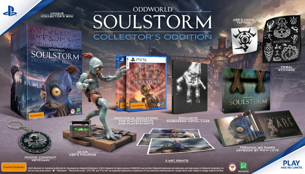 Oddworld: Soulstorm — rozpakowanie edycji kolekcjonerskiej